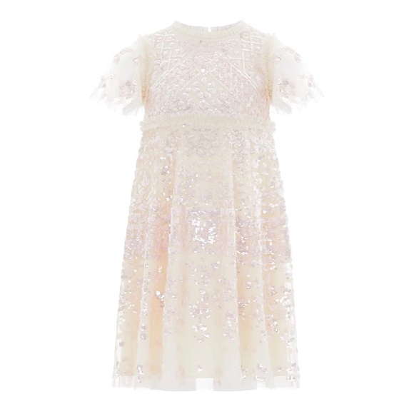 Needle and thread Aurora dress in champagne - Picture 1 of 15